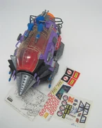 Mutant Module with accessories, instruction leaflet and sticker sheet.