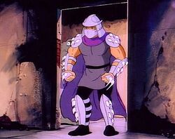 Shredder in hideout