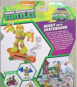 Half-Shell Heroes Mikey with Skateboard (2014 action figure