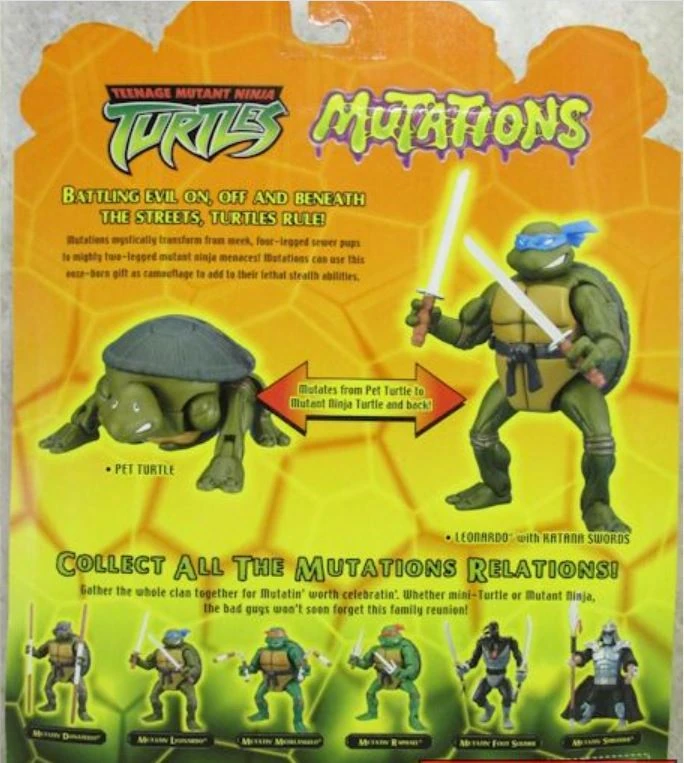タートルズ　Mutatin' Leonardo 1992 Mutatin Leonardo Teenage Mutant Ninja Turtles TMNT