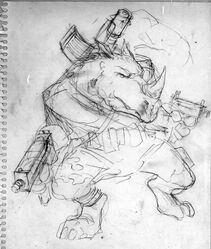 Rhino mutant, a.k.a. Rocksteady