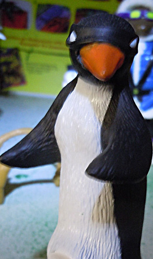 seaworld penguin toy with harness