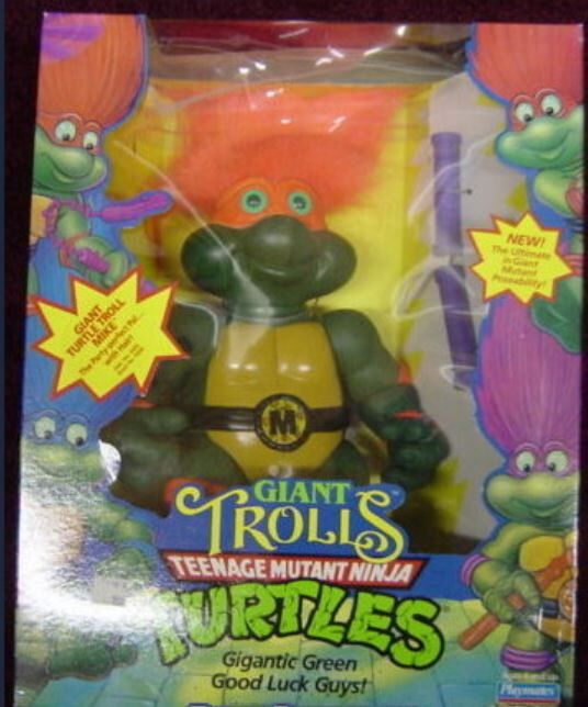 Giant Turtle Troll Mike (1993 action figure) | TMNTPedia | Fandom