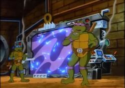 Malfunctioning portal in The Dimension X Story