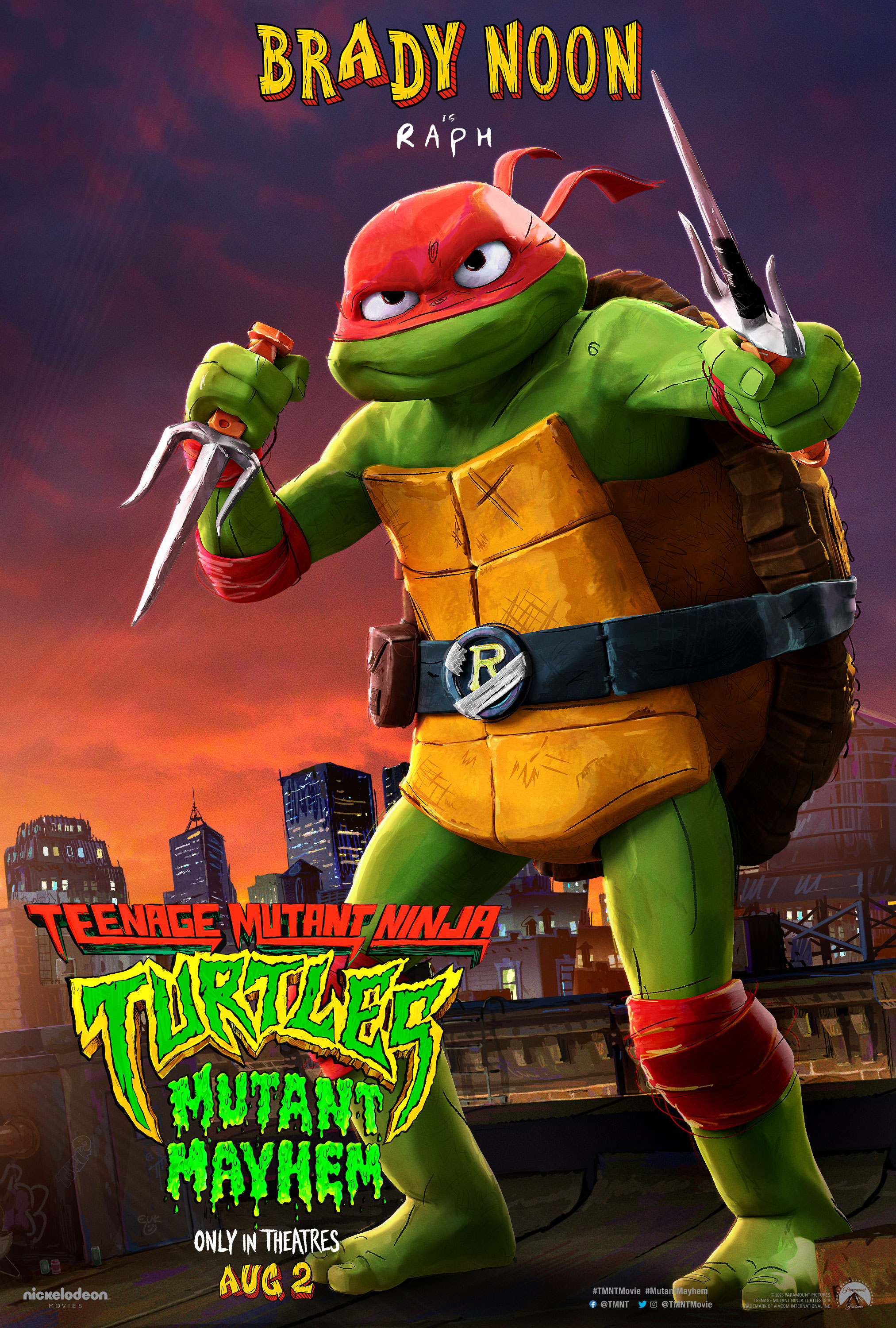 Teenage Mutant Ninja Turtles Mutant Mayhem Raphael Action Figure