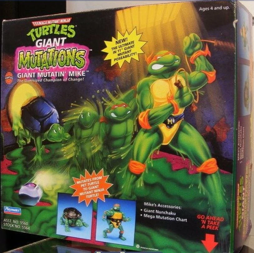 TURTLES GIANTS MUTATIONS フィギュア Giant Mutatin' Mike (1993 action figure) | TMNTPedia | Fandom