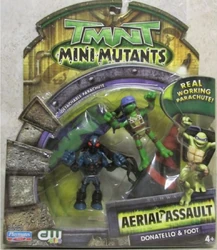 Mini-Mutants Aerial Assault Donatello & Foot 2009 release