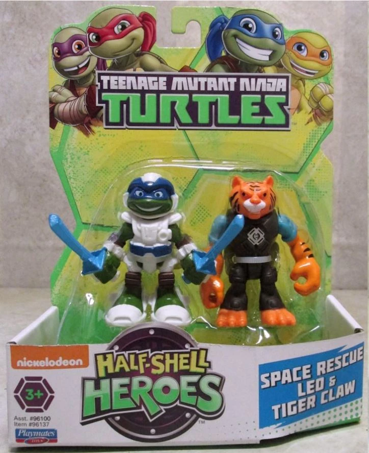 Half-Shell Heroes Space Rescue Leo & Tiger Claw (2017 action
