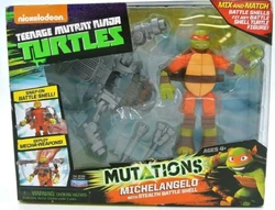 Mutations Michelangelo with Stealth Battle Shell 2015 release