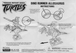 Paleo Patrol Dino Runners Triceratops (2005 action figure), TMNTPedia