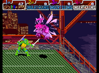 TMNT Turtles in Time RS Xbox 360 4 Player Co-op Stage 01 Big Apple, 3AM 