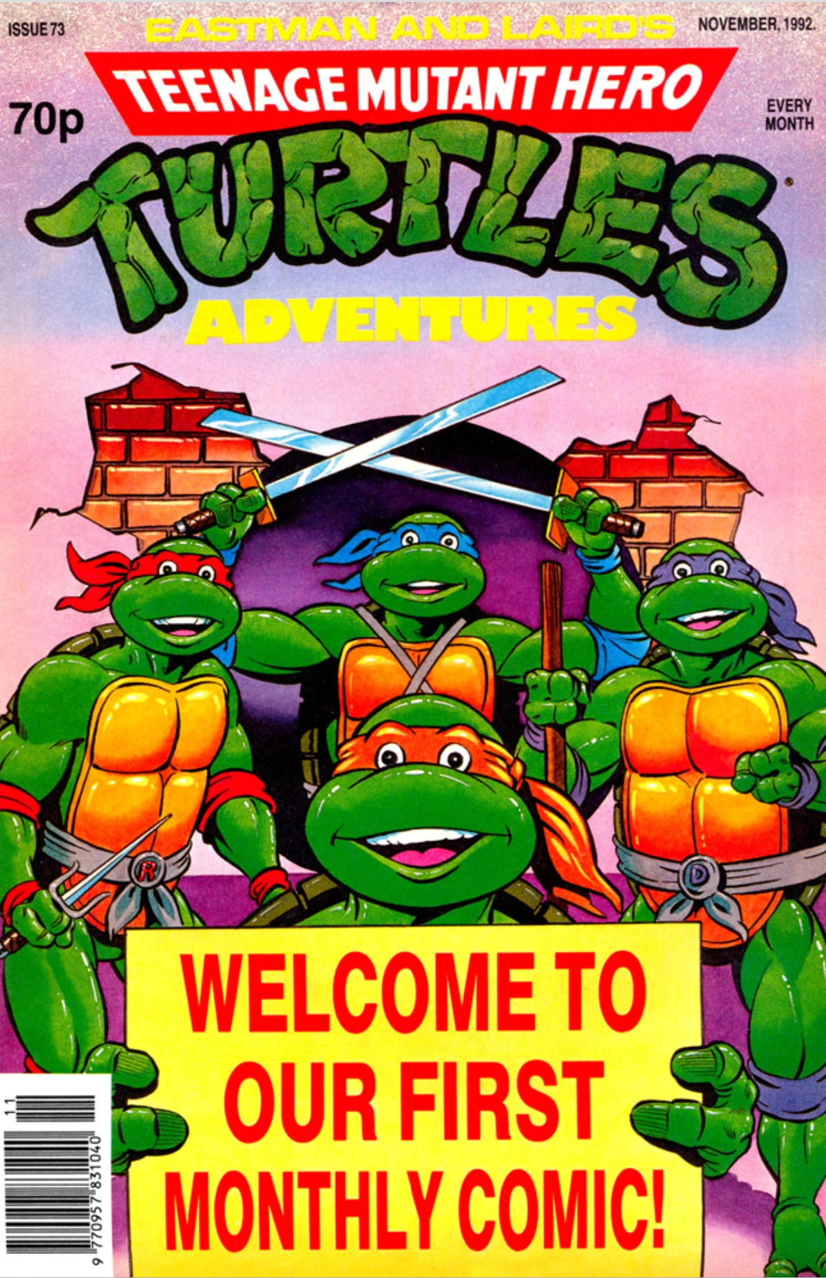 Teenage Mutant Hero Turtles Adventures issue 73 | TMNTPedia | Fandom