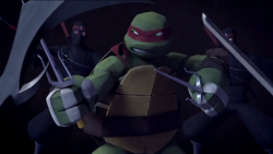 Raph in battle