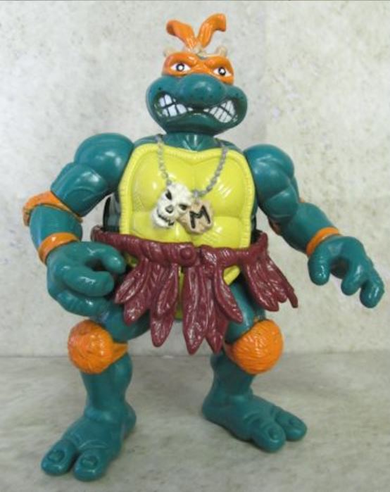 Cave Turtle Mike and his Silly Stegosaurus (1993 action figure