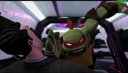 Raph beating Kraang