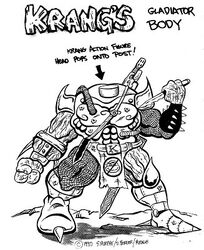 Krang's Gladiator Body concept