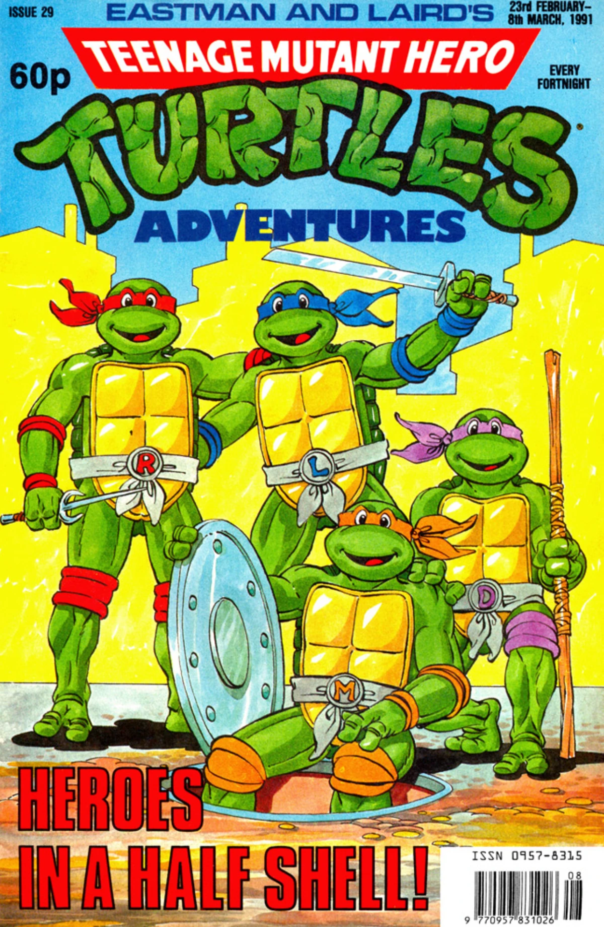 Teenage Mutant Hero Turtles Adventures issue 29 | TMNTPedia | Fandom