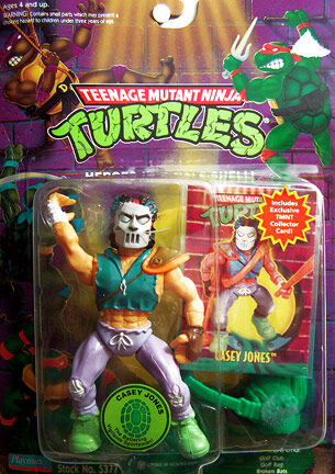 1989 TMNT Casey Jones Michael Myers of The Teenage Mutant Ninja Turtles Figure