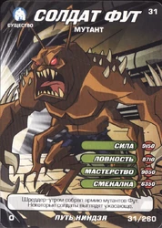 Foot Soldier, mutated Way of the Ninja