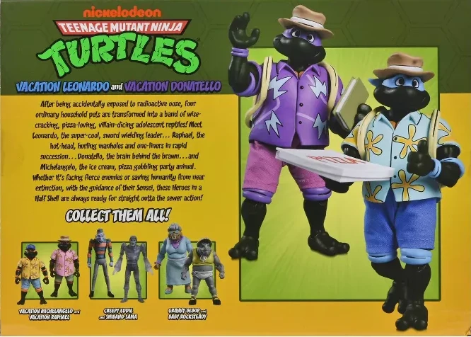 Vacation Leonardo and Vacation Donatello (2025 action figures