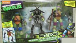 Mutations Mix & Match 3 Figure Pack Leo Rahzar Donnie 2015 release