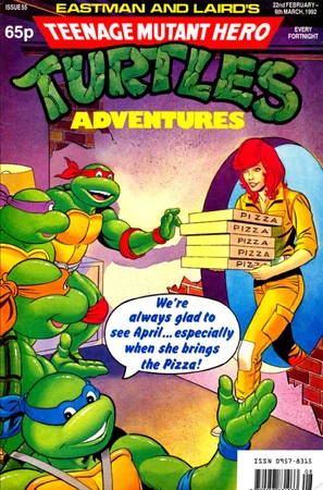 Teenage Mutant Hero Turtles Adventures issue 55 | TMNTPedia | Fandom