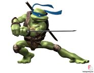 Leonardo sword pose