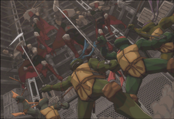 TMNT2 Battle Nexus Bonus Material Background Art CG 03