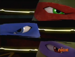 Raph, Leo, Donnie eyes