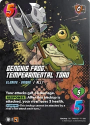 Genghis Frog, Temperamental Toad TMNT: UniVersus