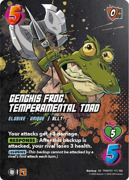 Genghis Frog, Temperamental Toad (111/186) | TMNTPedia | Fandom