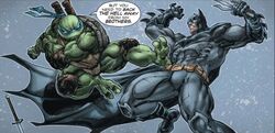 Leonardo vs. Batman