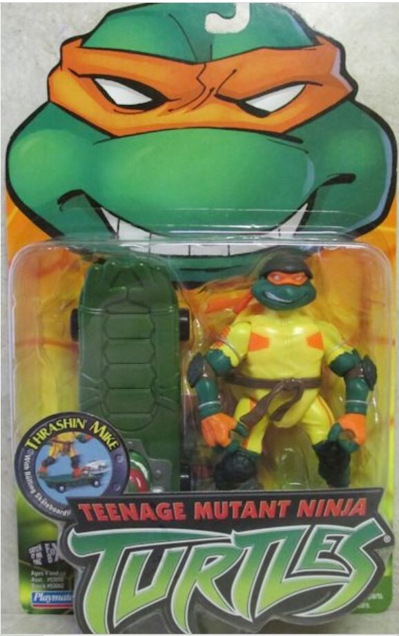 タートルズ　Skateboardin' Mike Teenage Mutant Ninja Turtles Playmates Skateboardin'