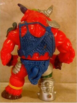 タートルズ　Groundchuck フィギュア TMNT 1991 Groundchuck Action Figure With File Card Playmates