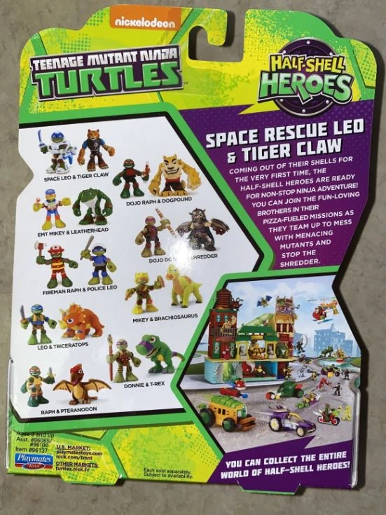 Half-Shell Heroes Space Rescue Leo & Tiger Claw (2017 action figures