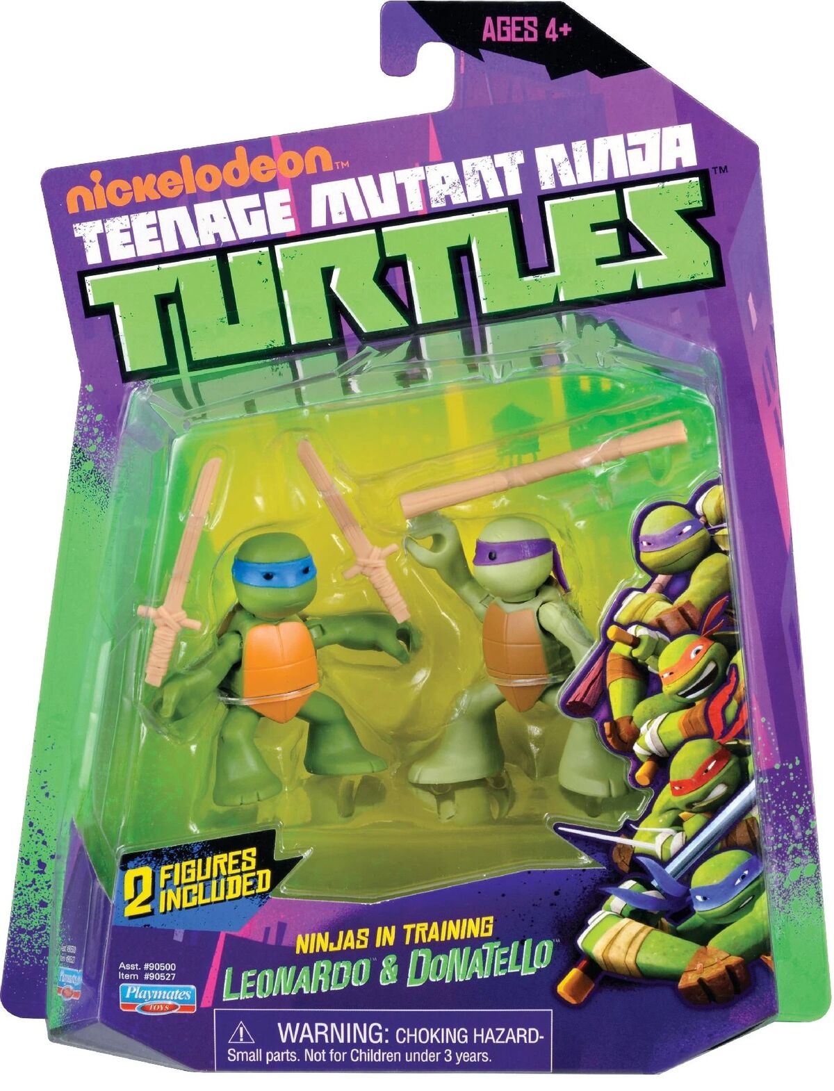 teenage mutant ninja turtles DON & LEO toddler in training 2012