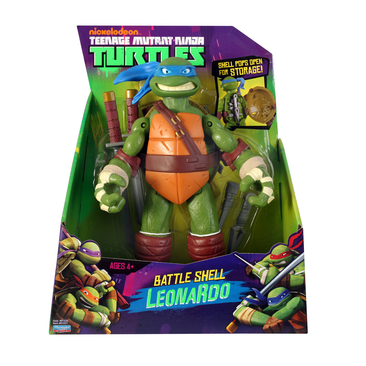 Tmnt battle discount shell figures