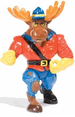 タートルズ　TMNT Monty Moose フィギュア Teenage Mutant Ninja Turtles Playmates Monty
