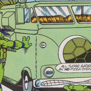 teenage mutant ninja turtles van