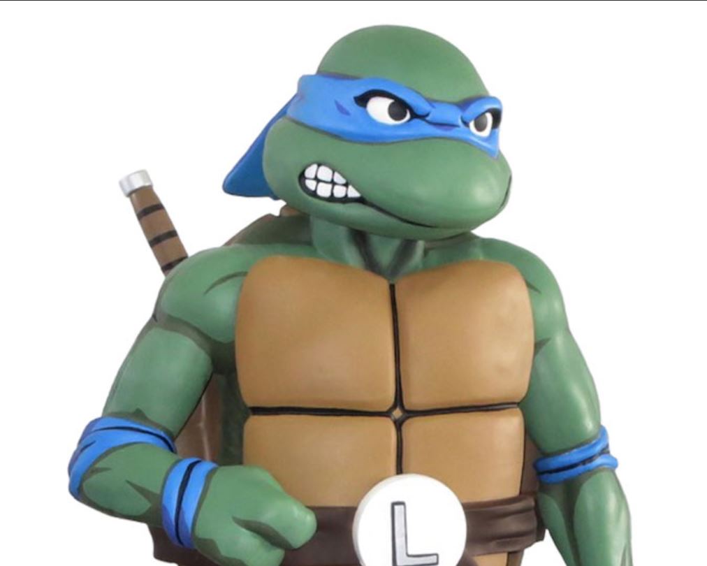 NECA TMNT Cartoon Leonardo Action Figure From Leo Vs. Shredder 2 Pack 2016