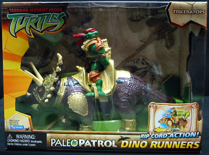 Paleo Patrol Dino Runners Triceratops (2005 action figure), TMNTPedia