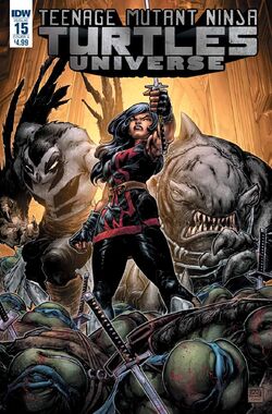 TMNTU -15 Regular Cover by Freddie Williams II.jpg