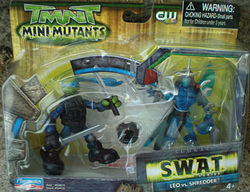 Mini-Mutants S.W.A.T. Leo vs. Shredder 2009 release