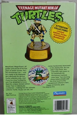 5th Anniversary Collector's Turtle (1992 action figure