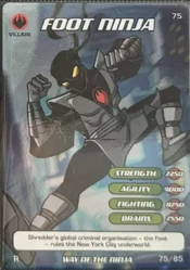 Foot Ninja (2010 trading card) Way of the Ninja
