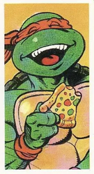 Michaelangelo 1990 tea card