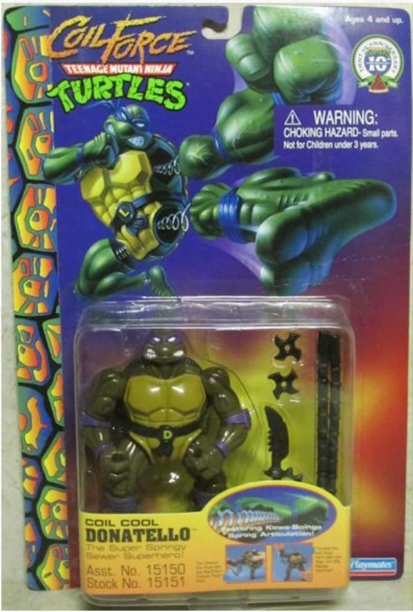 ニンジャタートルズ　Coil Cool Donatello Coil Cool Donatello (1996 action figure) | TMNTPedia | Fandom