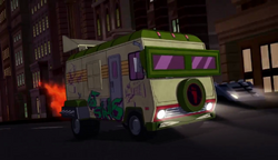 What's the deal with that Ninja Turtles van driving around town?