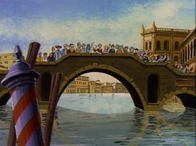 The 1987 TV series episode Venice on the Half-Shell is set in Venice.