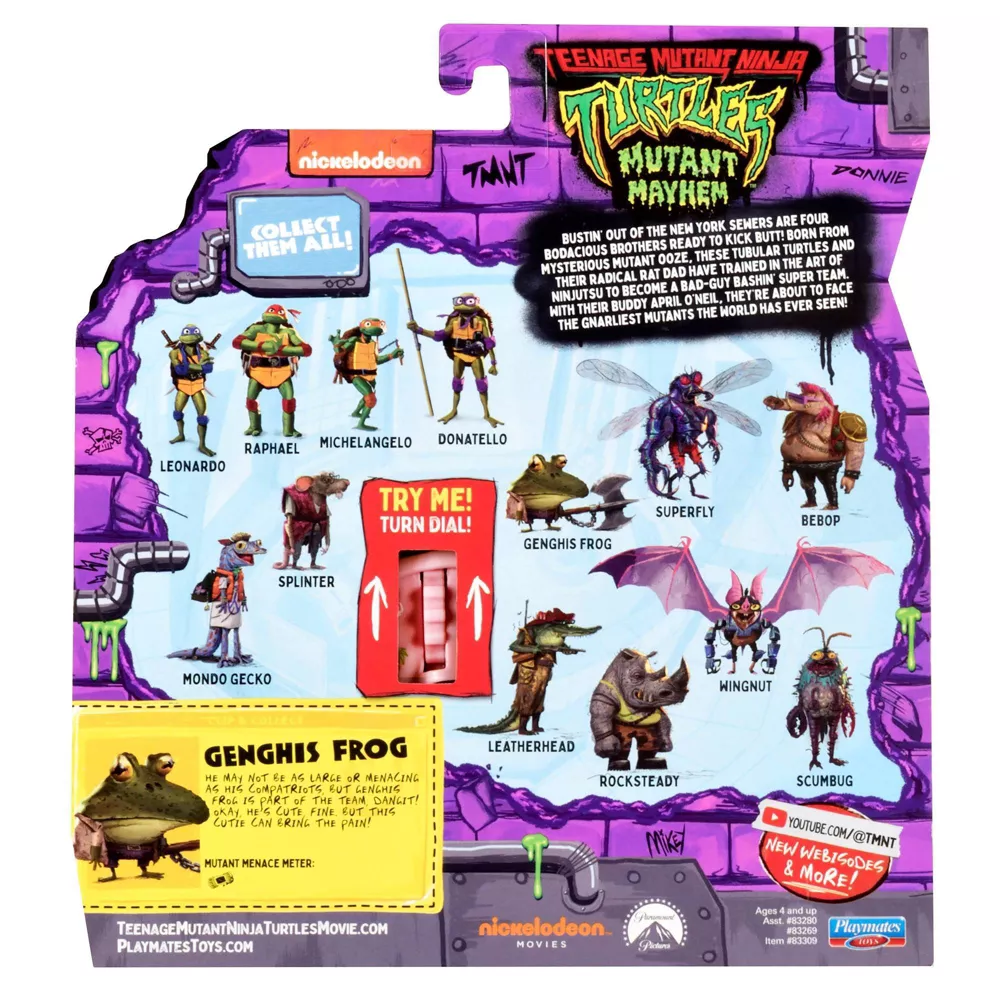 タートルズ genghis frog フィギュア プレイメイツ Teenage Mutant Ninja Turtles Playmates Genghis